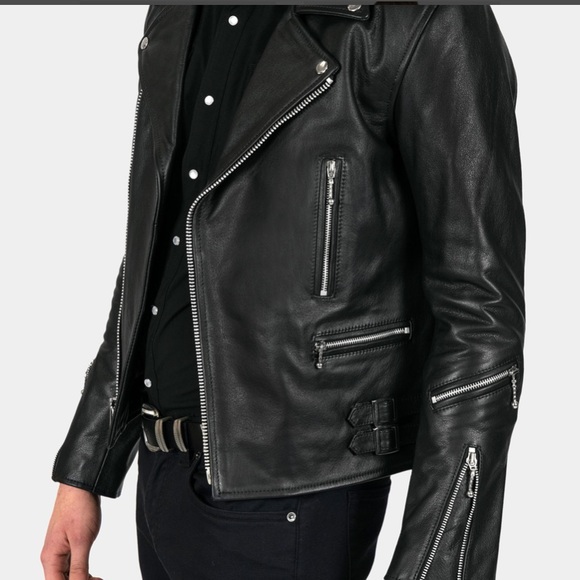 Straight To Hell - Defector - Vegan Leather Moto Jacket - Picture 7 of 9
